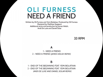 NDV 001 – Oli Furness – Need A Friend EP