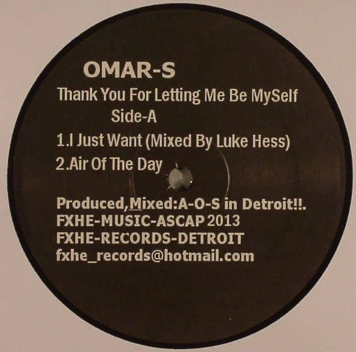 Omar S – Thank you for letting me by myself (FXHE)