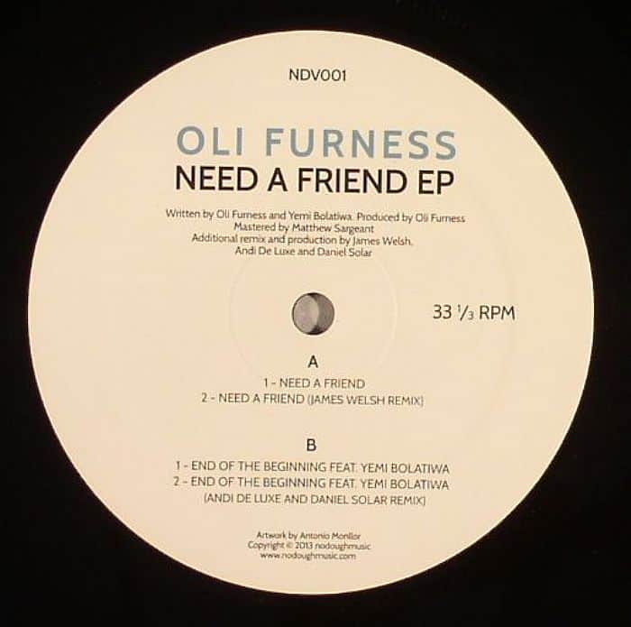 Oli Furness – Need A Friend EP (NDV)